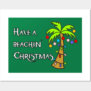 Beachin Christmas Posters and Art